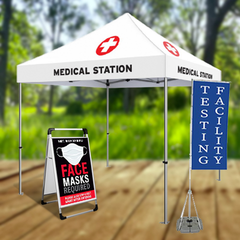 Shop for medical tents and outdoor signage