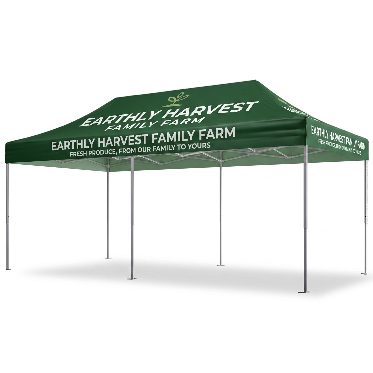 10x20 custom printed pop-up tent