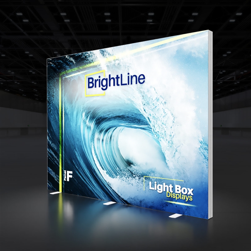 10ft BrightLine Backlit Display Panel F [Replacement Graphics] | Trade ...