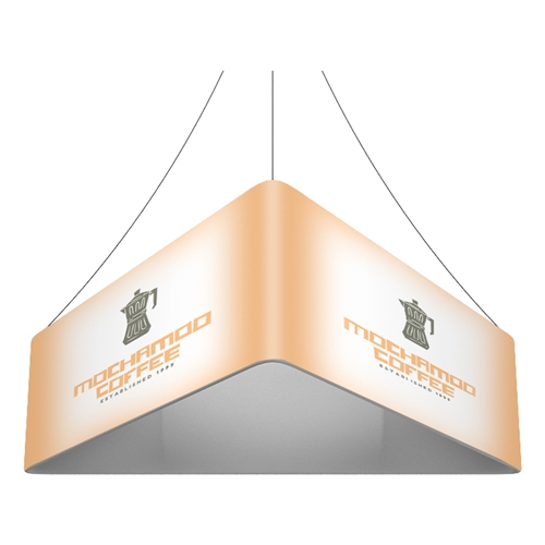 Trio Blimp™ Straight Triangle Hanging Sign - 08 ft x 42 in [Complete]