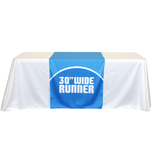 Custom Printed Table Runner for Table Cover Trade Show Ft. W 2 Ft. X 5.67 H 